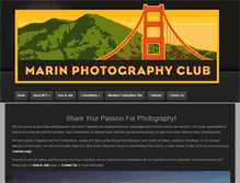 Tablet Screenshot of marinphotoclub.com